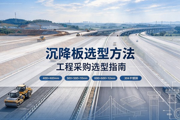 万全沉降板选择方法