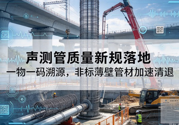 万全声测管质量新规落地，一物一码溯源，非标薄壁管材加速清退