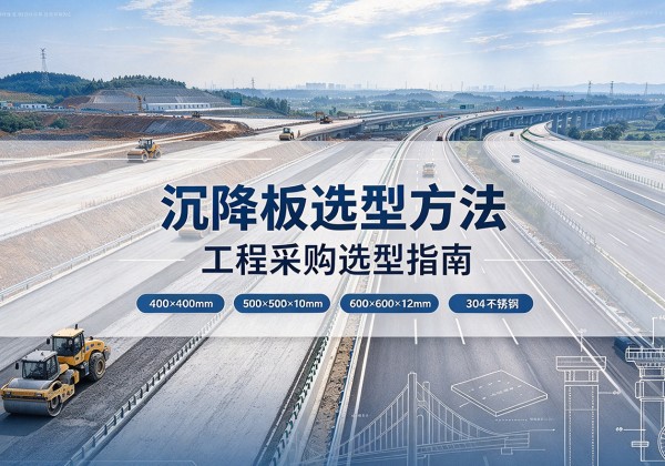万全沉降板选择方法